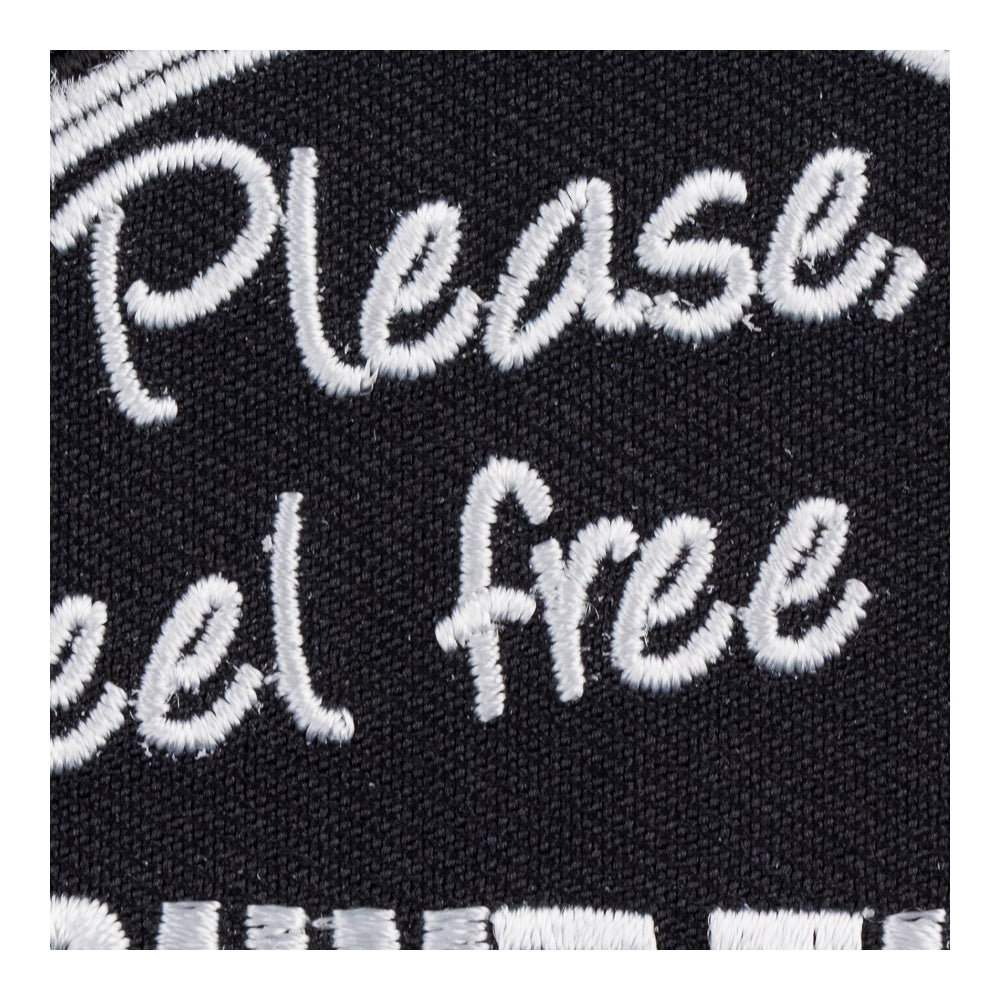 Feel Free To Shut The Fuck Up Patch, Vulgar Patches — detail view 2