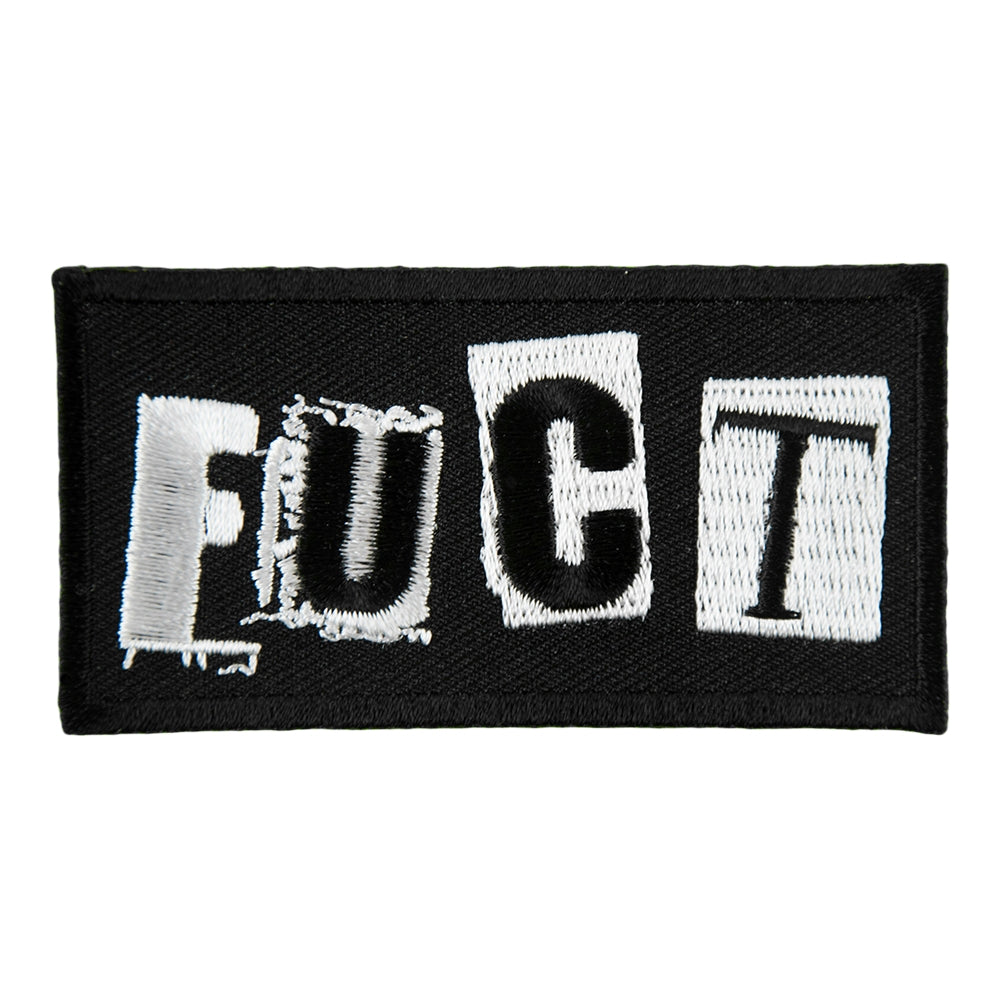 FUCT Ransom Lettering Embroidered Patch, F-Word Sayings Patches — product image