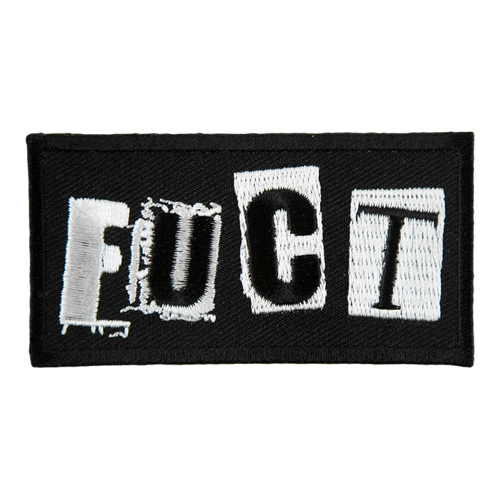 FUCT Ransom Lettering Embroidered Patch, F-Word Sayings Patches — product image
