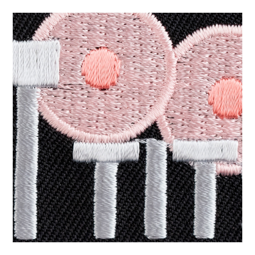 I Accept Tits &amp; Embroidered Boobs Patch, Funny Sayings Patches — detail view 2
