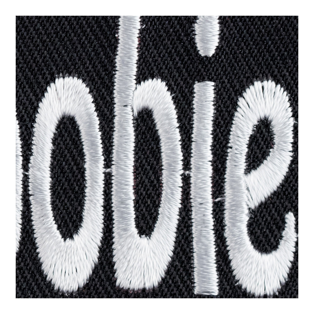 I Love Boobies Black &amp; White Patch, Embroidered Patches — detail view 1