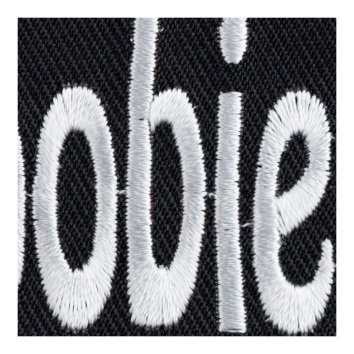 I Love Boobies Black &amp; White Patch, Embroidered Patches — detail view 1