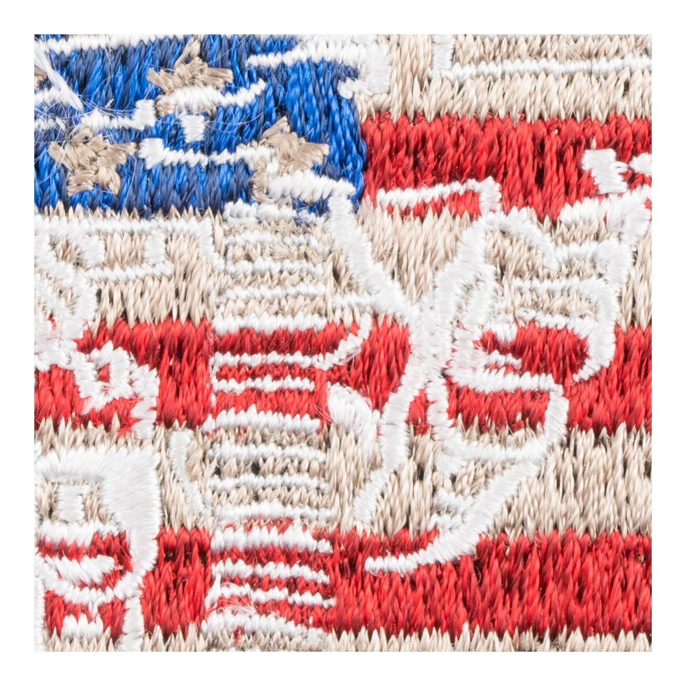 Land Of The Free Home Of The Brave Patch, Small Size — detail view 1
