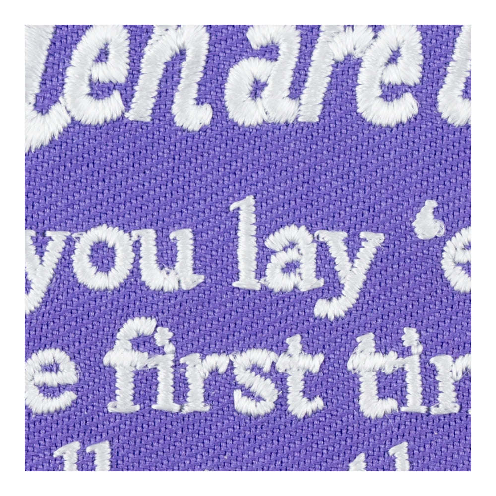 Men Are Like Floor Tiles Patch, Funny Ladies Patches — detail view 2