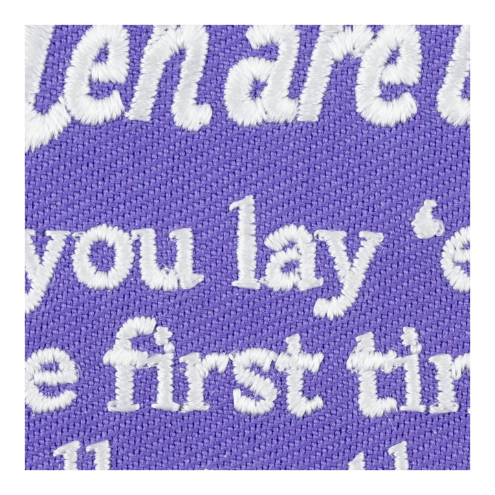 Men Are Like Floor Tiles Patch, Funny Ladies Patches — detail view 2