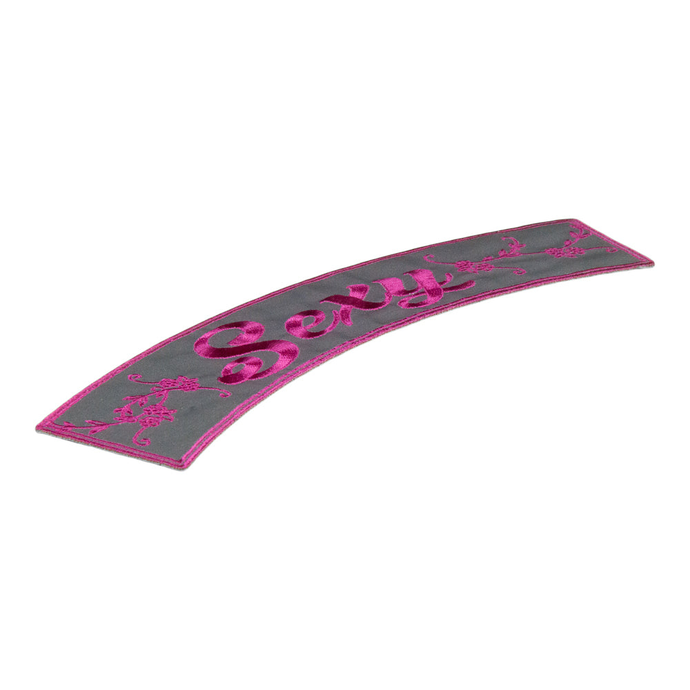 Reflective Sexy Pink Rocker Patch, Women&