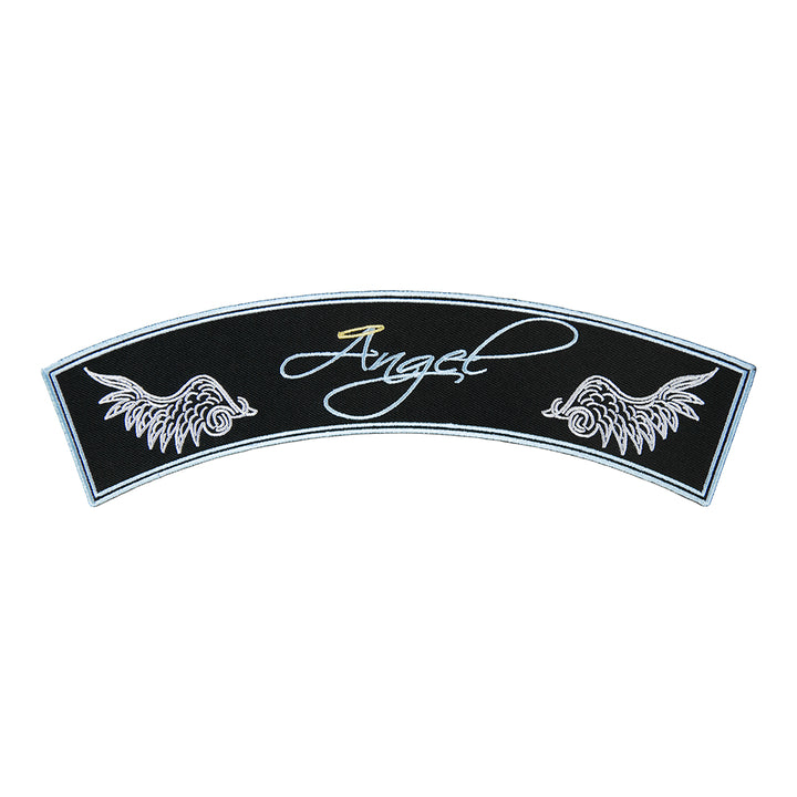 Angel With Wings &amp; Halo Rocker Patch, Ladies Rocker Patches — product image