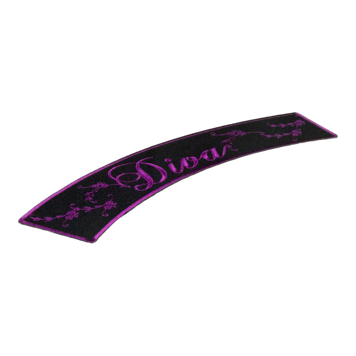 Diva Script Purple Rocker Patch, Women&
