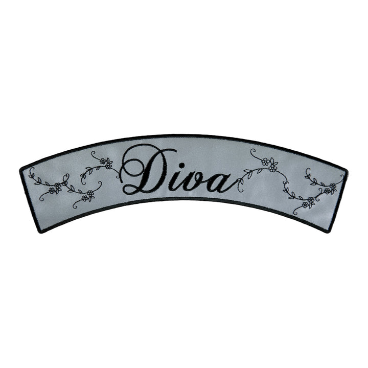 Reflective Diva Script Rocker Patch, Women&