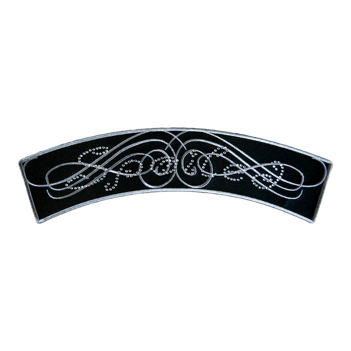 Spoiled Rhinestone Rocker Patch, Ladies Rocker Patches — product image