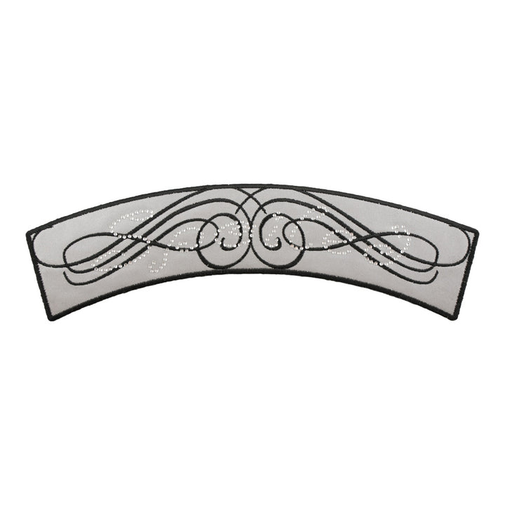 Reflective Spoiled Rhinestone Rocker Patch, Women&