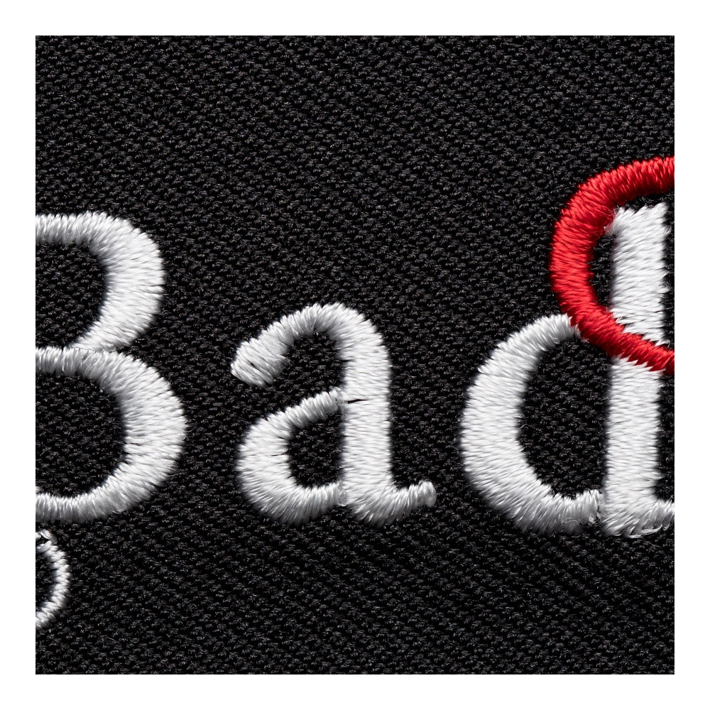Bad Girl Red Lips Rocker Patch, Ladies Rocker Patches — detail view 2