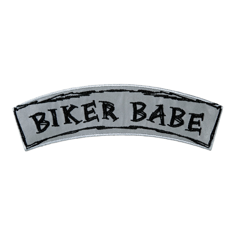 Reflective Biker Babe Rocker Patch, Kids Rocker Patches — product image