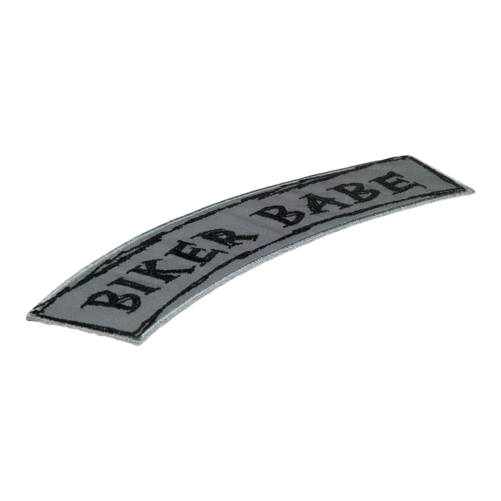Reflective Biker Babe Rocker Patch, Kids Rocker Patches — detail view 1