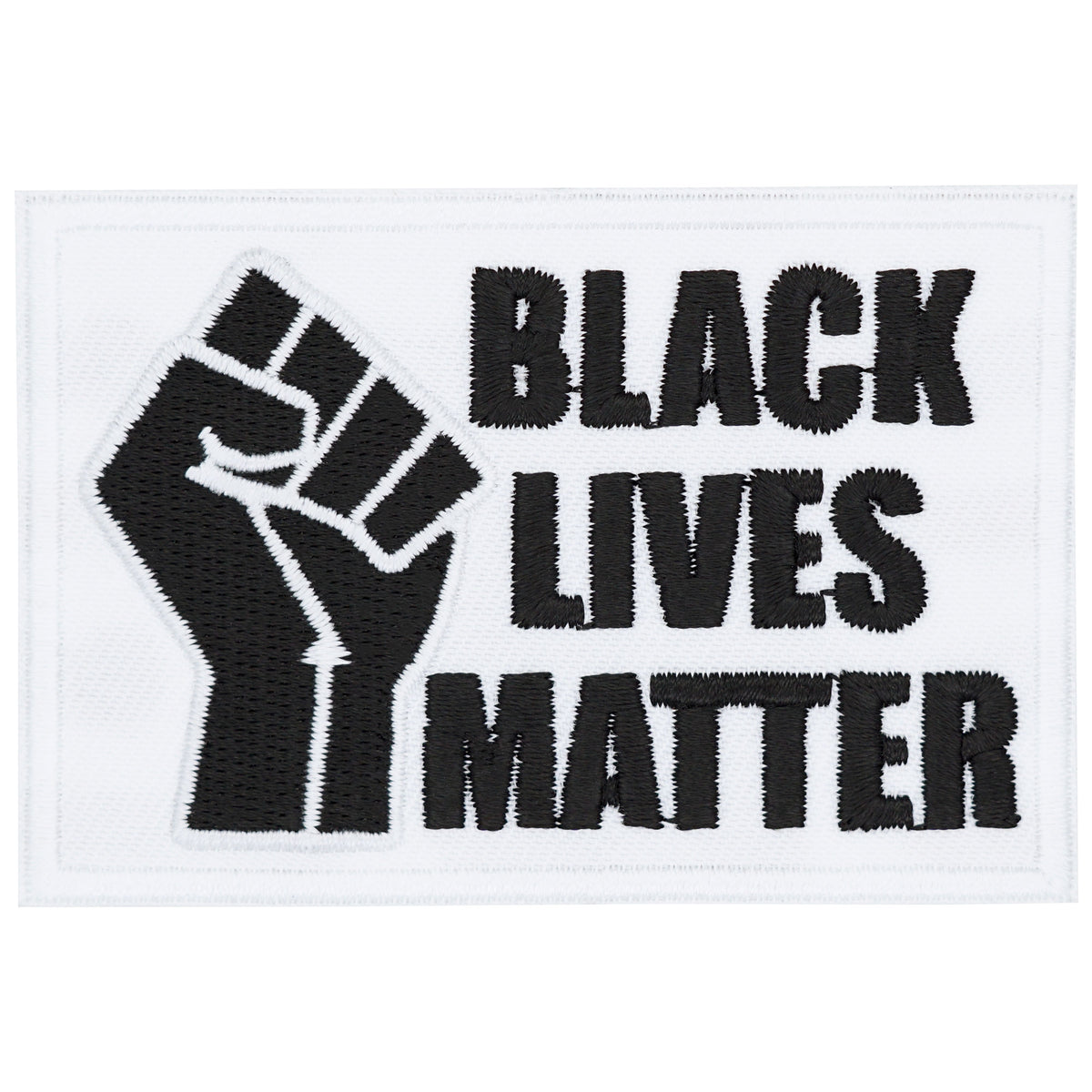 Black Lives Matter Protest & Awareness Fist Patch, Civil Rights Patches — product image