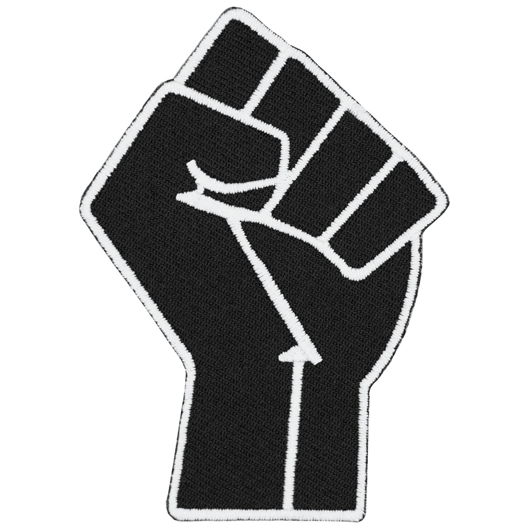 Black Raising Fist Protest Patch, Civil Rights Activist Patches — product image
