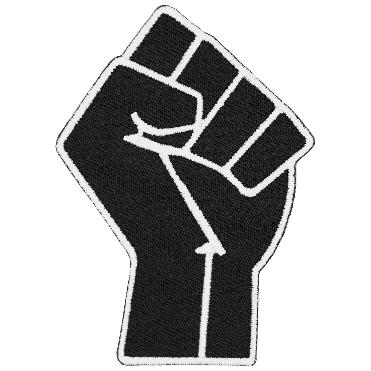 Black Raising Fist Protest Patch, Civil Rights Activist Patches — product image