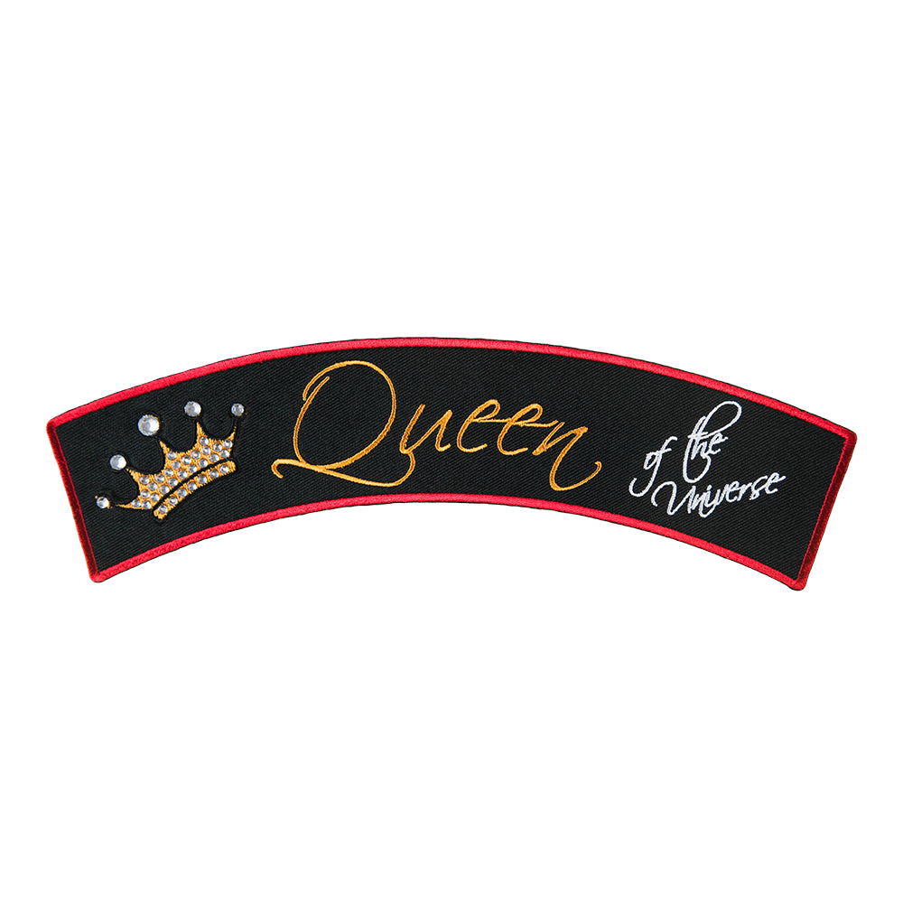 Queen of Universe Crown Rocker Patch, Ladies Rockers Patches — product image