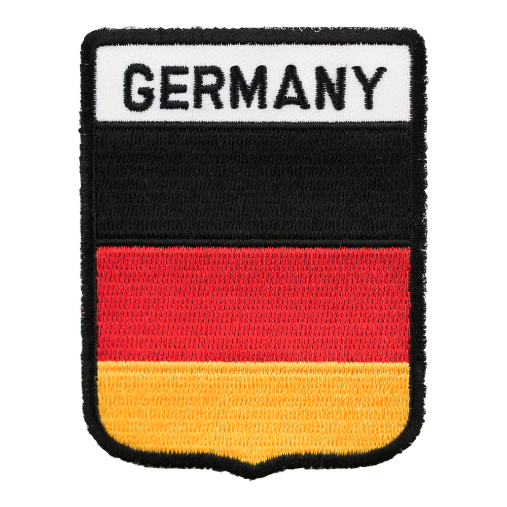 Germany Flag Shield Patch, Country Flag Patches — product image