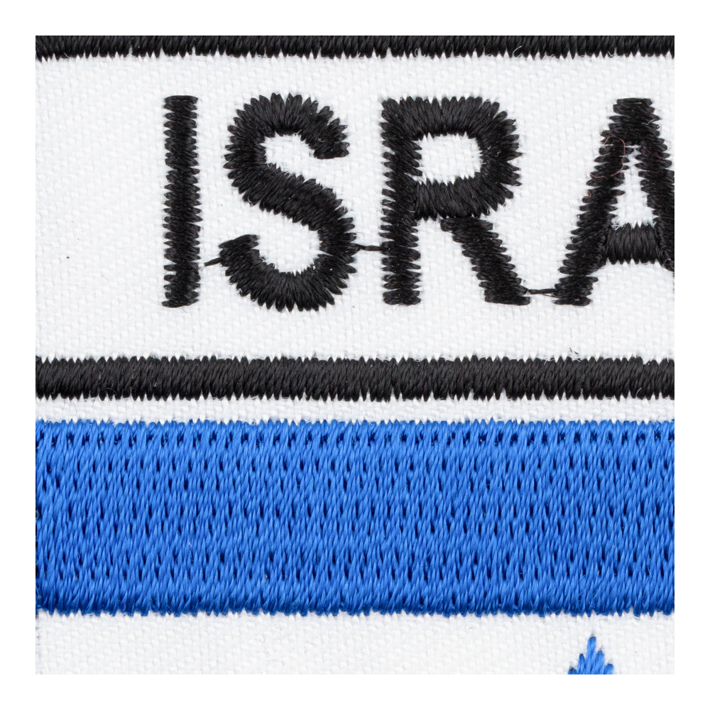Israel Flag Shield Patch, Country Flag Patches — detail view 1