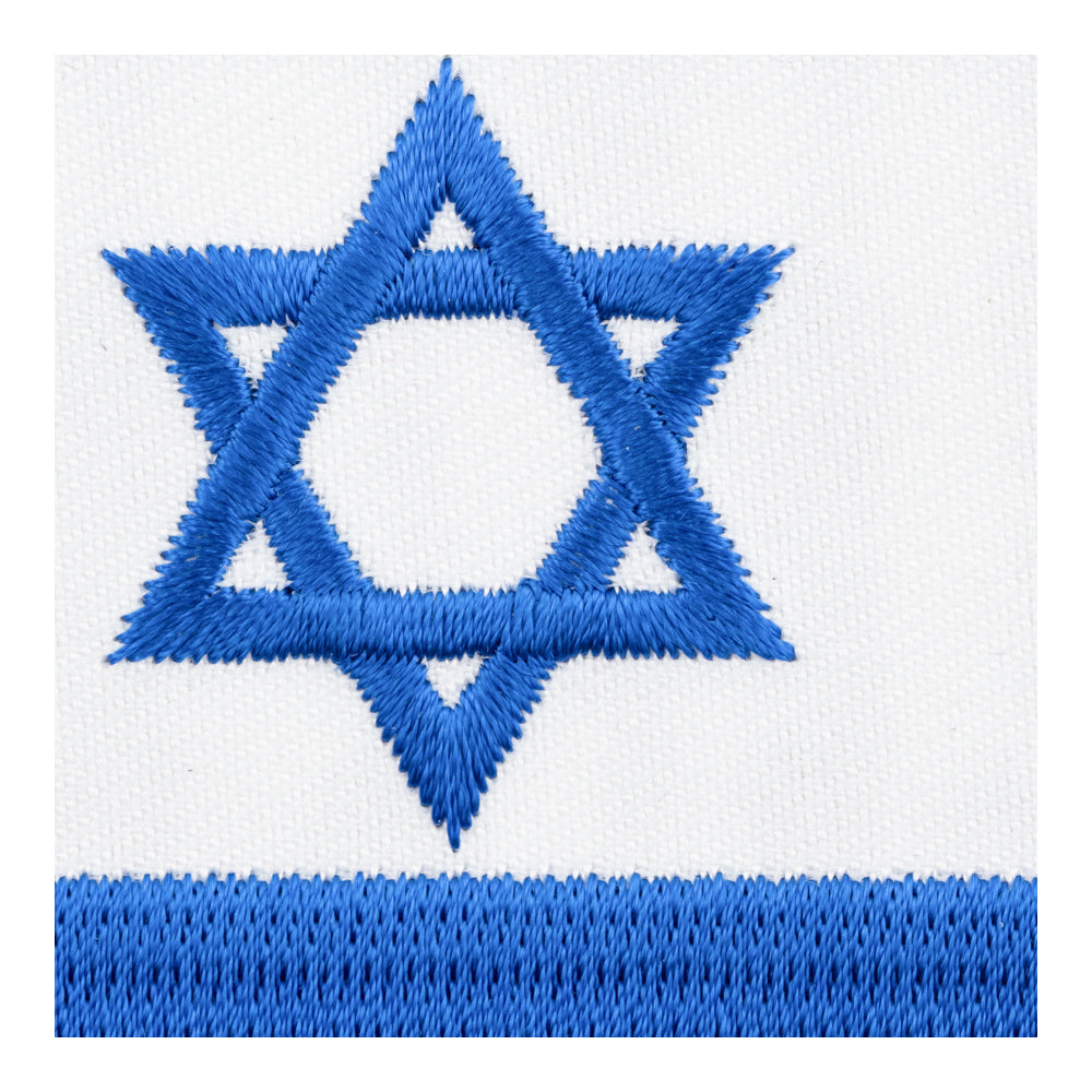 Israel Flag Shield Patch, Country Flag Patches — detail view 2