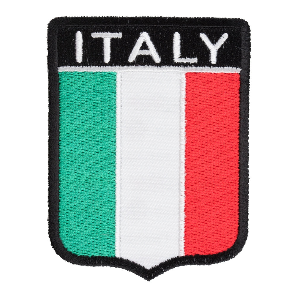 Italy Flag Shield Patch, Country Flag &amp; Pride Patches — product image