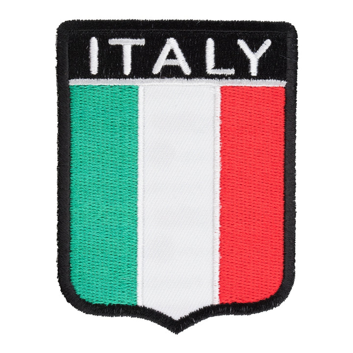 Italy Flag Shield Patch, Country Flag &amp; Pride Patches — product image
