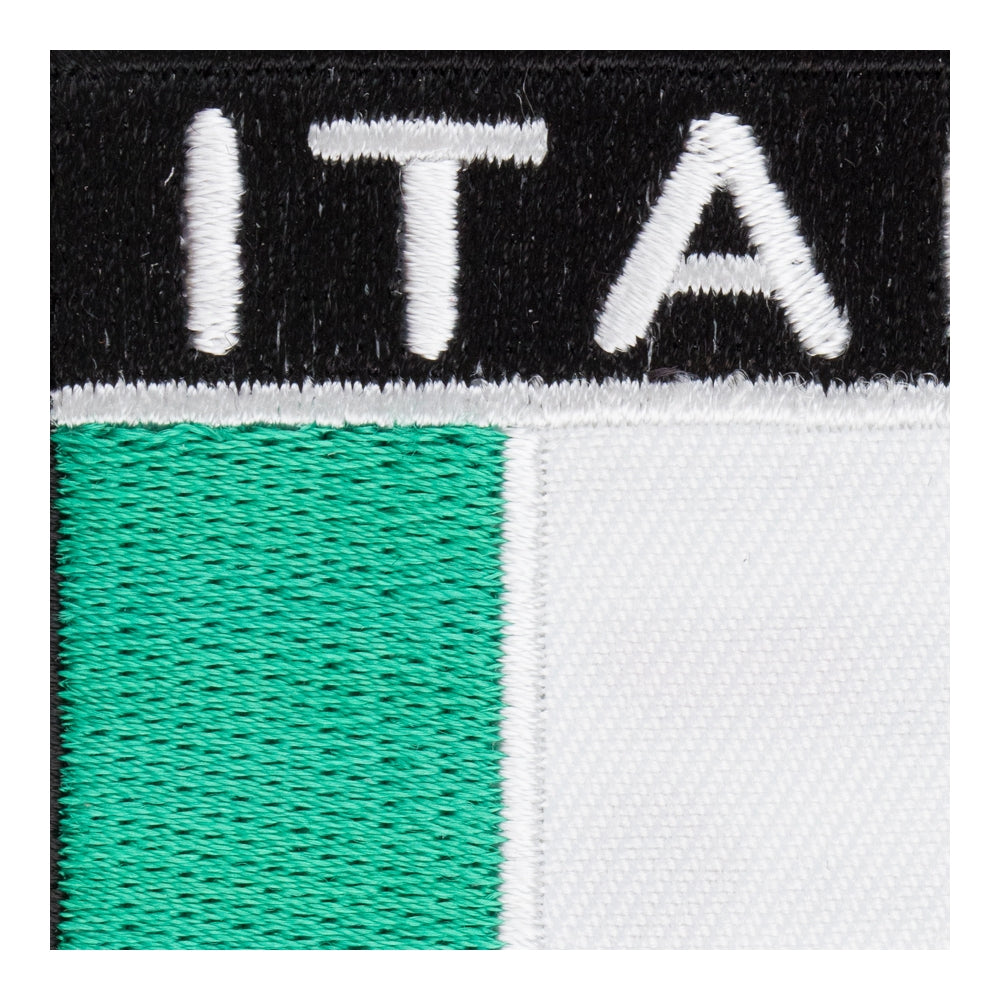 Italy Flag Shield Patch, Country Flag &amp; Pride Patches — detail view 1