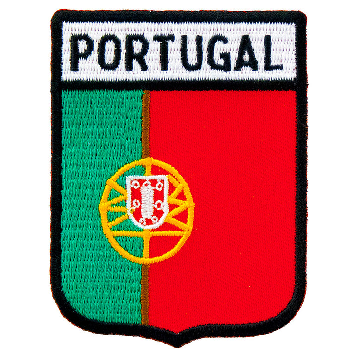 Portugal Flag Shield Patch, Country Flag Patches — product image