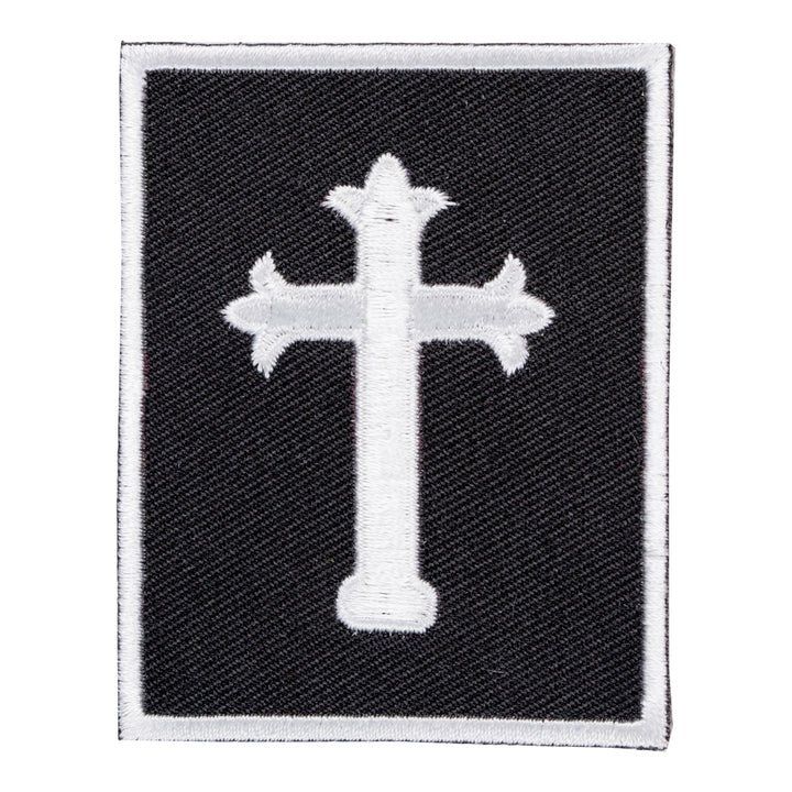 Religious Gothic Cross Patch, Christian Patches — product image