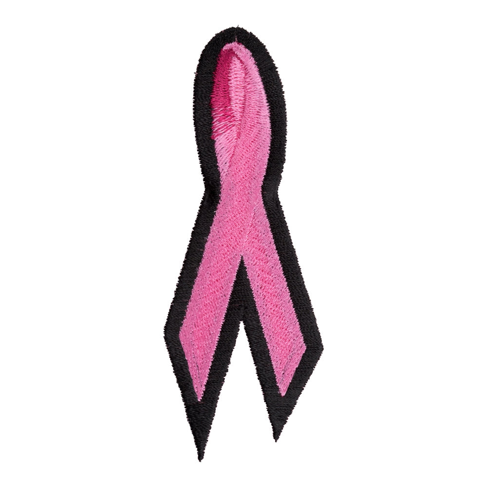 Slim Pink Breast Cancer Ribbon, Cancer Support Patches — product image