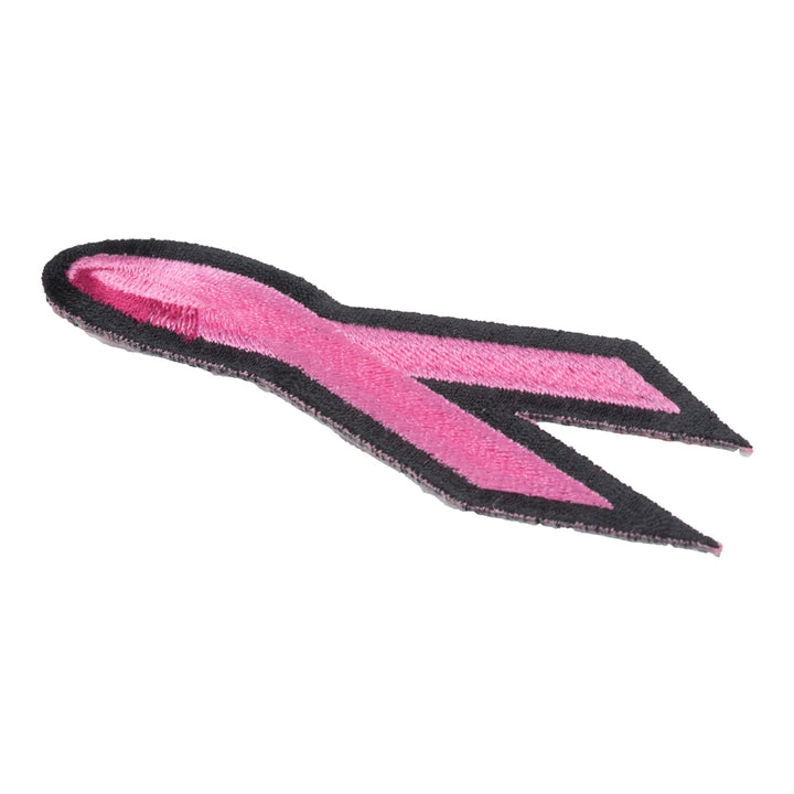 Slim Pink Breast Cancer Ribbon, Cancer Support Patches — detail view 1