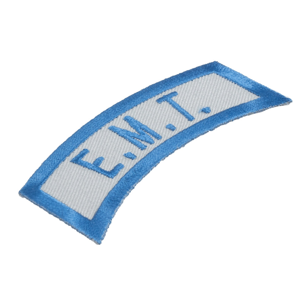 EMT Blue Uniform Rocker Patch, Medical Patches — detail view 1
