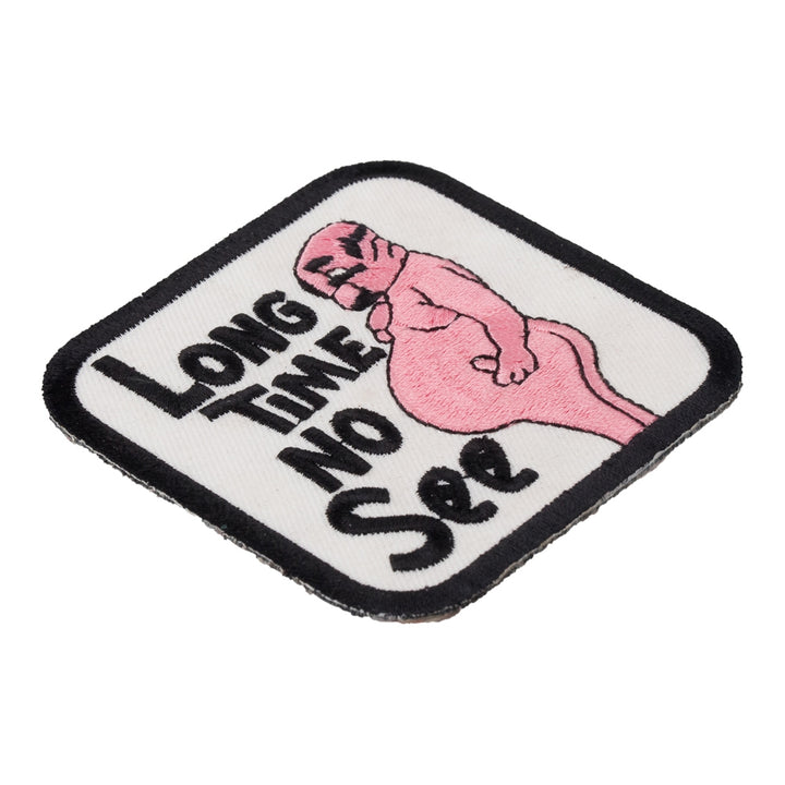 Long Time No See Naked Man Patch, Funny Patches — detail view 2