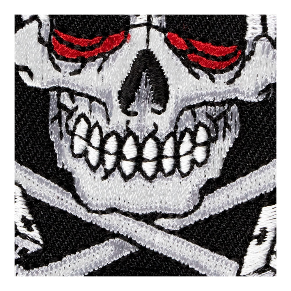 Skull & Crossbones With Dice Patch, Skull Patches — detail view 1
