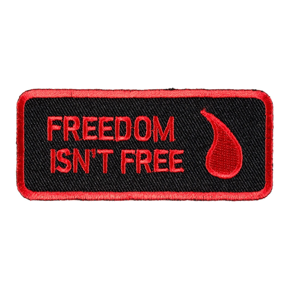 Freedom Isn't Free Patch, Military Veterans Patches — product image