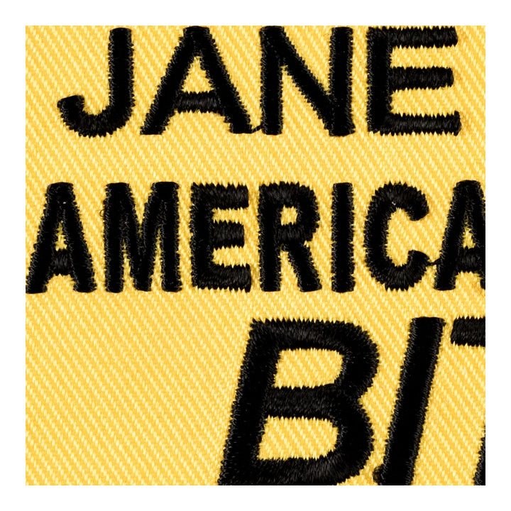 Jane Fonda American Traitor Yellow Patch, Military Patches — detail view 2