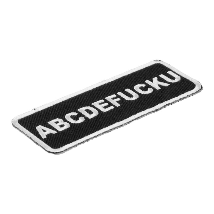 ABCDEFUCKU Patch, Vulgar Sayings Patches — detail view 1