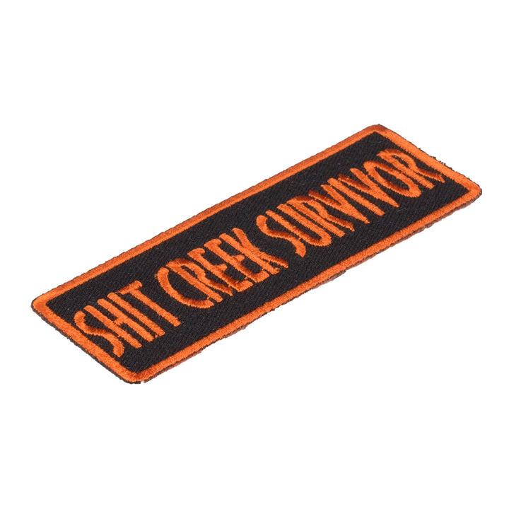 Shit Creek Survivor Patch, Funny Sayings Patches — detail view 1