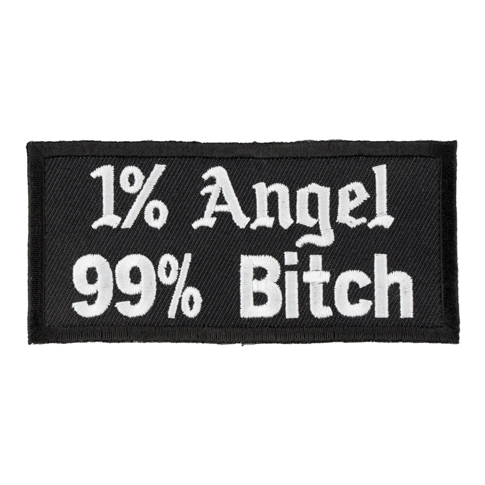 1% Angel 99% Bitch Patch, Ladies Patches — product image