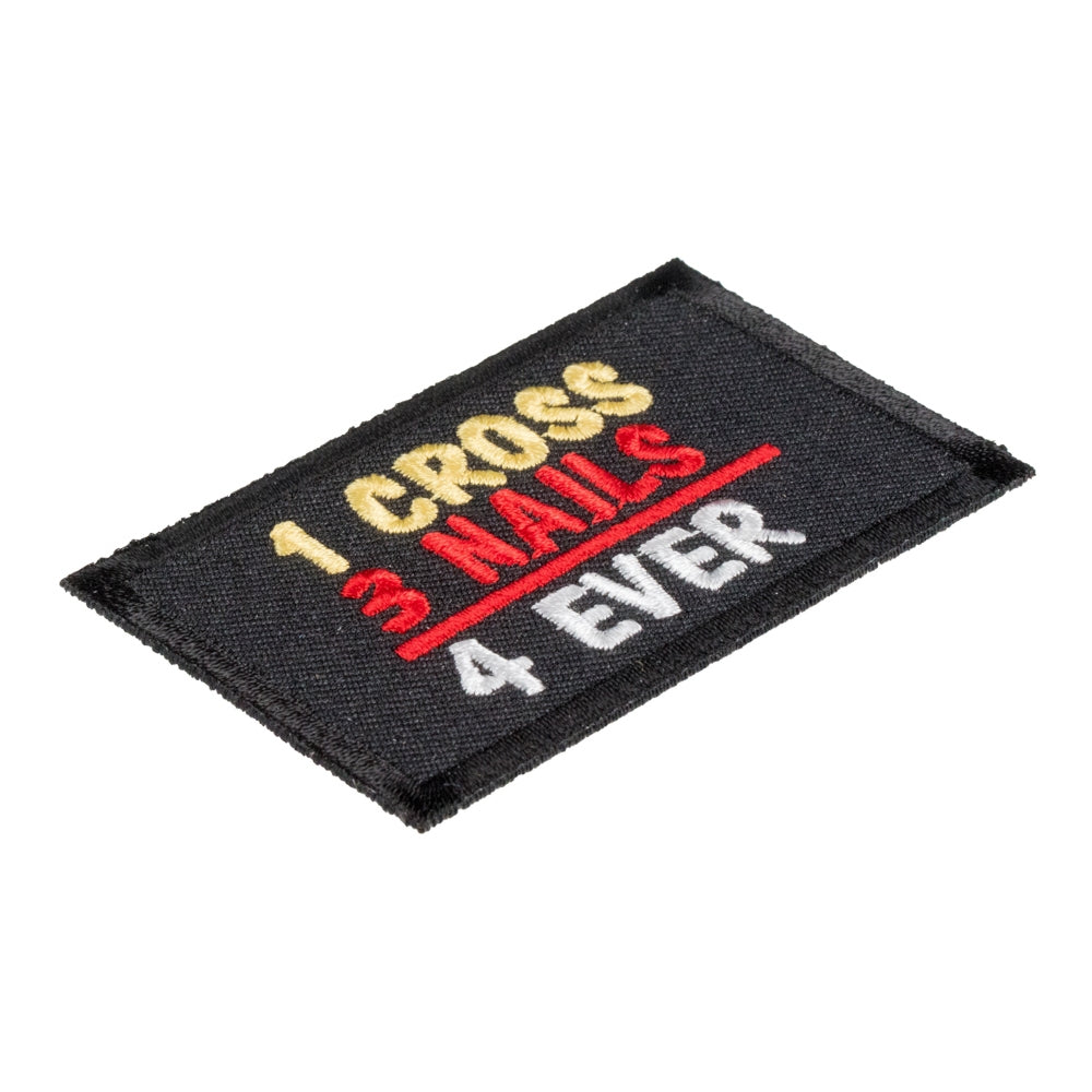 1 Cross 3 Nails 4 Ever Patch, Christian Biker Patches — detail view 1