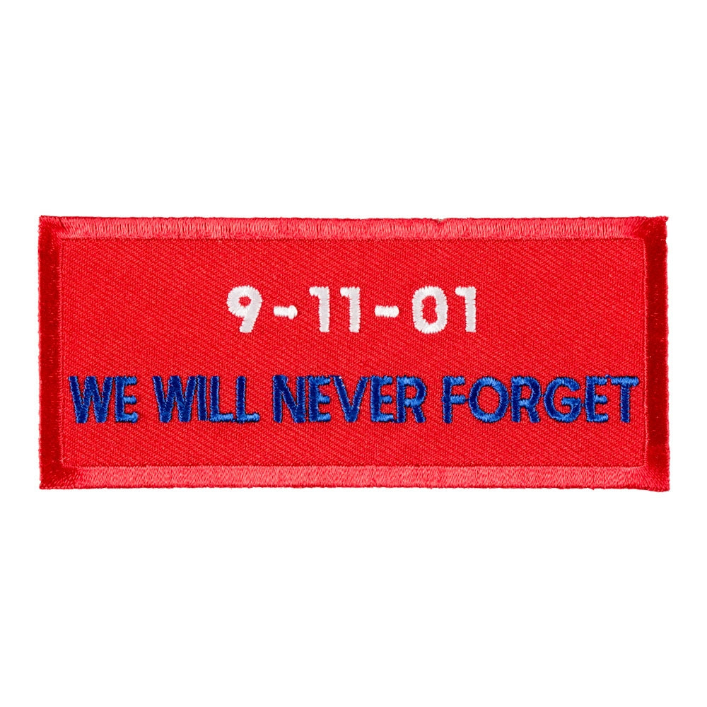 9-11-01 We Will Never Forget Patch, Patriotic Patches — product image