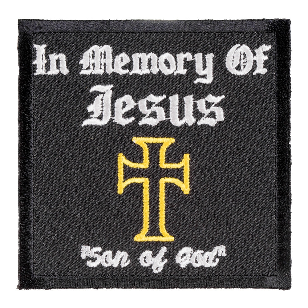 Jesus Son of God Cross Patch, Christian Patches — product image