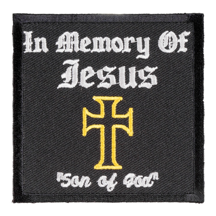 Jesus Son of God Cross Patch, Christian Patches — product image