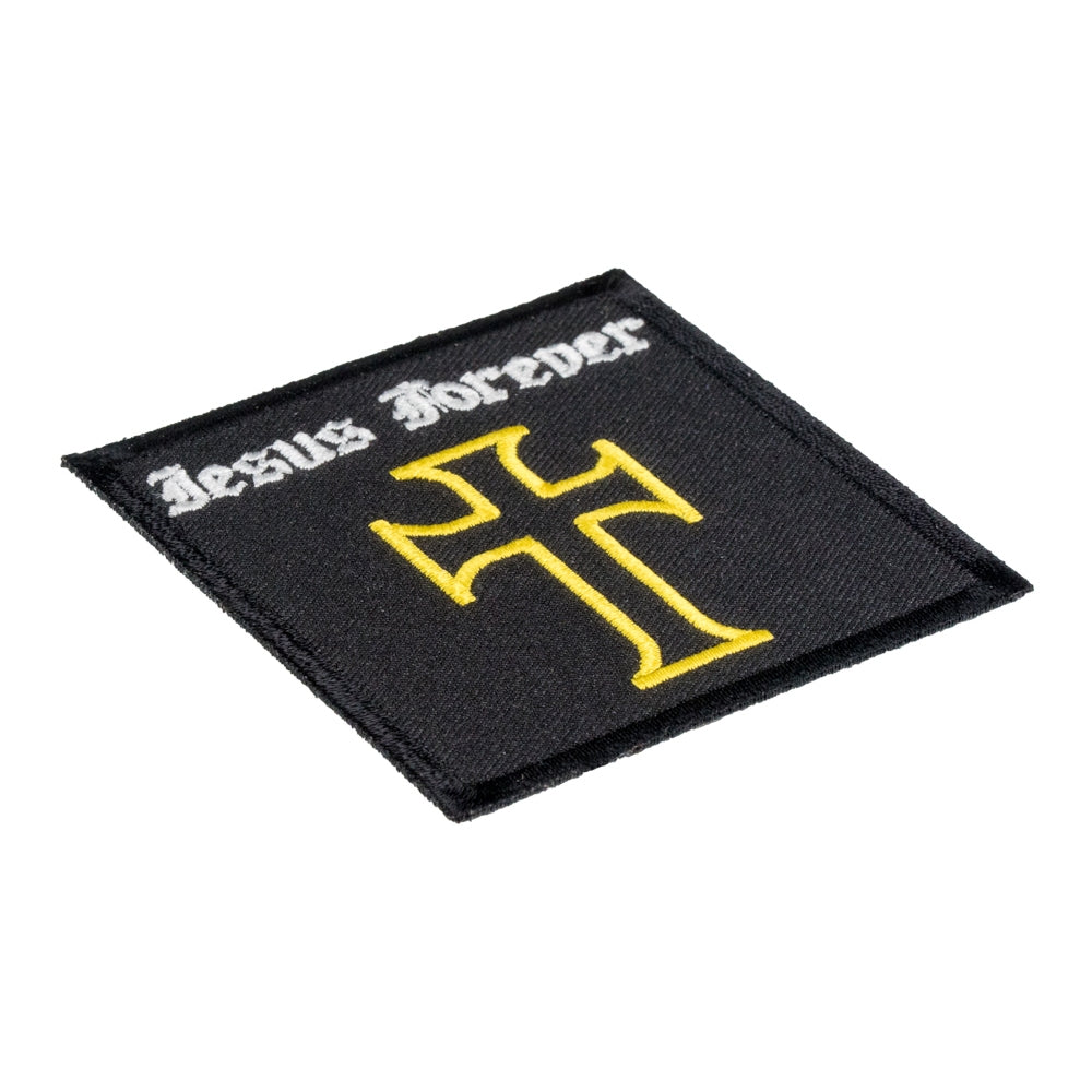 Jesus Forever Cross Patch, Christian Patches — detail view 2