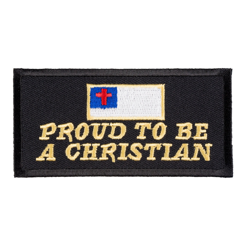 Proud To Be A Christian Flag Patch, Christian Patches — product image