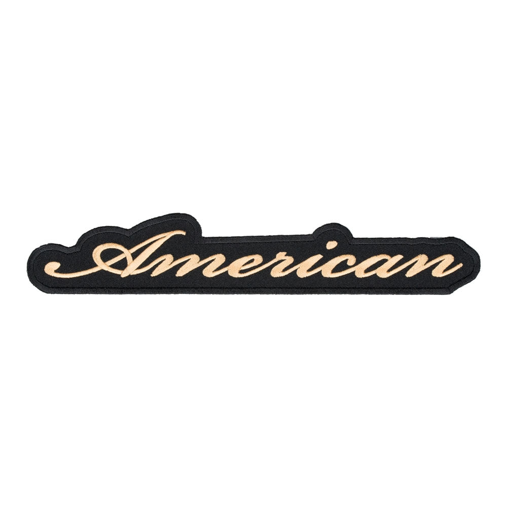 Gold American Script Patch, Large Size — product image
