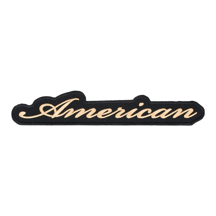 Gold American Script Patch, Large Size — product image