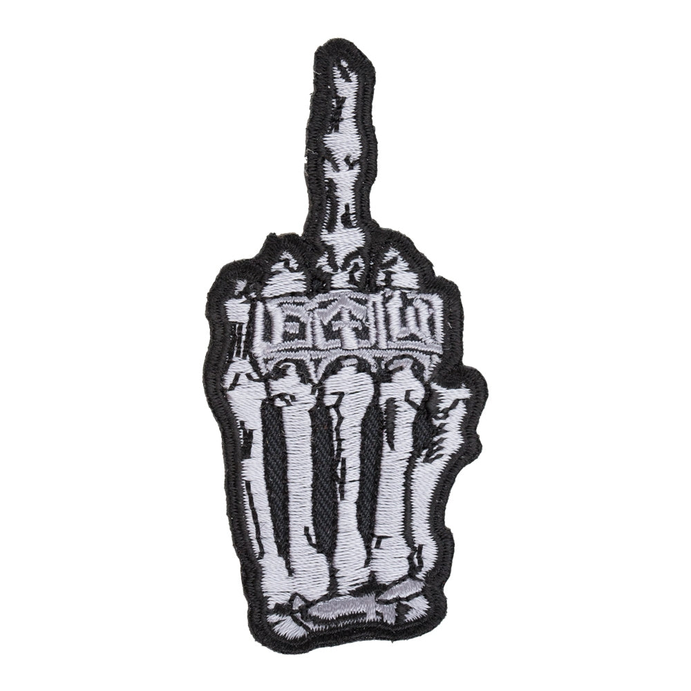 FTW Skeleton Middle Finger Patch, Vulgar Patches — product image