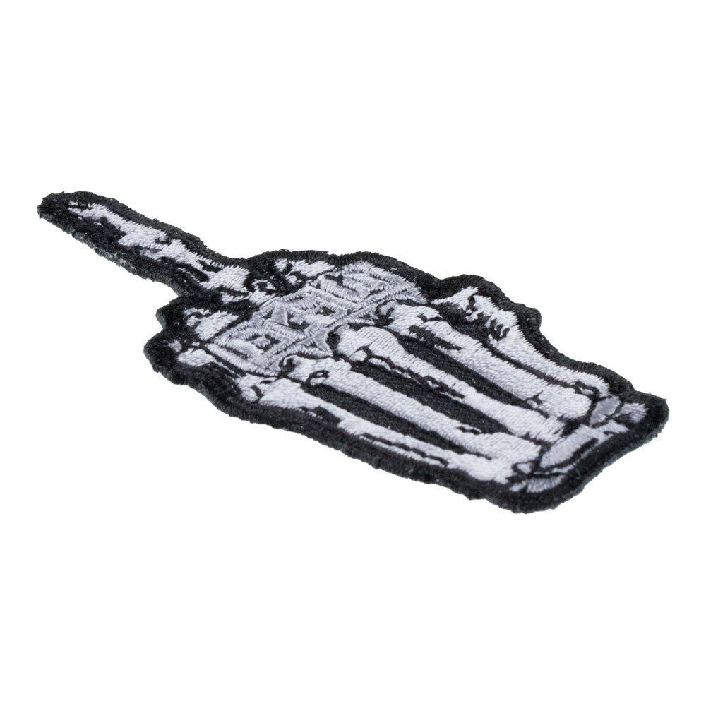 FTW Skeleton Middle Finger Patch, Vulgar Patches — detail view 1